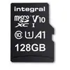Integral Carte Mémoire 128Go Micro SD HC Haute Vitesse jusqu'à 100MB/s Classe 10, V10, UHS1, U1 + Adaptateur SD