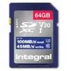 Integral NEDIS Carte Mémoire SD Haute Vitesse SDHC/XC V30 UHS-I U3 64GB TU