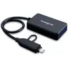 Integral Memory Lecteur de cartes 4-en-1 USB-C / USB-A