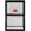 Monster Shop Cage Métallique Bouteilles De Gaz - 57 X 116 X 184cm