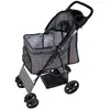 Poussette pour Animal de Compagnie   Tartan Bleu Monstershop