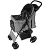 Monstershop Poussette pour Animal de Compagnie   Gris tissé