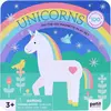 Petit Collage jeu magnétique set licorne filles carton