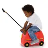 Valise Trunki Frank le camion de pompier Rouge 18 L 4 roues