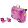 trunki Valise à roulettes enfant Trixie, rose