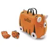 trunki Valise à roulettes enfant tigre Tipu, orange