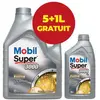 CARTER-CASH MOBIL Huile synthetique pour moteur de voiture de tourisme S3000 - 5W40 - 5+1 L TU