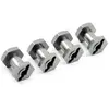 FTX OUTBACK WHEEL HEX ADAPTORS w/2X10 PINS (4PCS)