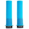 Paire de grips dmr deathgrip thin avec flanges bleu