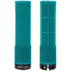 Paire de grips dmr deathgrip flangeless thin bleu tribe