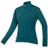 Maillot Endura Xtract Roubaix manche longue turquoise foncé femme - L