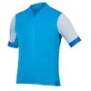 Maillot Endura FS260 manche courte bleu ciel gris (Relaxed Fit) - S
