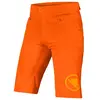 Short Endura Singletrack Lite sans coussinet orange (Short Fit) - S