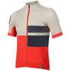 Maillot manches courtes endura fs260 print grenade rouge   beige