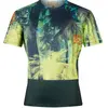 Maillot Endura Tropical Limited Edition manche courte bleu jaune vert femme - M