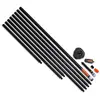 Kit repère lumineux 1 pôle avec télécommande Fox halo Noir TU CEI180