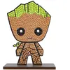 CRYSTAL ART Kit Diamond Painting - Figurine Groot - 11 cm