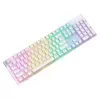 NZXT Function 2-2024 Clavier de jeu optique pleine grandeur, RVB éclairé, taux d'interrogation 8K, commutateurs optiques linéaires, actionnement réglable, remplaçable à chaud, blanc DE (QWERTZ)