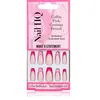 Nail HQ Coffin Pink Contrast French Nails (24 Pieces)