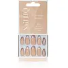 Nail HQ Almond Faux ongles Sparkling Wine Sippin' 24 pcs