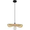 Privatefloor - Lustre de plafond en bambou - Suspension de style Boho ...