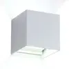 Applique Murale Extérieure Led 12w Éclairage Double Face - Aluminium Blanc