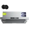 Ciarra 60cm hotte aspirante 580m³/h 3 vitesses recyclage ou evacuation...