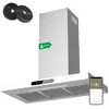 CIARRA Hotte Aspirante Tactile et Wi-Fi Connecté 650m3/h 4 Vitesses Bo...