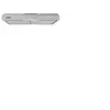 hotte aspirante 60cm, 3 vitesses, 220m³/h, recyclage ou évacuation, fi...