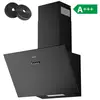 Hotte aspirante inclinée 60cm 650m3h classe a+++ recyclage ou evacuati...