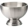 Seau à vin isotherme & Bol à punch en inox satiné - 37 cm