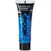 Gel Néon à Grosses Paillettes Moon Glow bleu