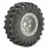 FTX Outback Mini Swamper Tire & Wheel Set - Grey (4Pc)