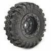 FTX Outback Mini Swamper Tire & Wheel Set - Black (4Pc)