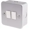 Rs Pro - Interrupteur d'éclairage Rocker IP20 Gris ( Prix pour 1 )