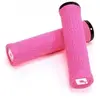 Odi Poignées Stay Strong V2.1 Roses avec Colliers Noirs 135 mm pour BMX et MTB