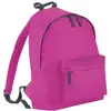 Beechfield - Sac à dos enfant (Lot de 2) (Fuchsia/Graphite) TU