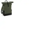 BagBase - Sac à dos Block Roll-Top (Olive / noir) TU