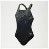 Speedo Womens Digital Printed Medalist Femme Noir