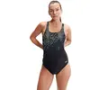 Speedo Womens Digital Printed Medalist Femme Noir