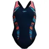 Speedo - Women's Placement Laneback - Maillot de bain taille 36, bleu