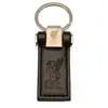 Liverpool FC Leather Keyring One Size noir