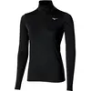 Mizuno Core Impulse Half Zip Maillot De Course Femmes - Noir, Taille S