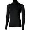 Mizuno Core Impulse Half Zip Maillot de course Femmes-noir, Taille XL