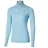Mizuno Core Impulse Half Zip Maillot De Course Femmes - Bleu, Taille M