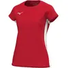 T-shirt femme Mizuno Rouge  U2EAB76562