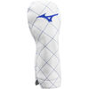 Mizuno Casquette de golf en bois de parcours Quilted, blanc/bleu