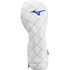 Mizuno Casquette de baseball Driver Quilted, blanc/bleu