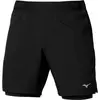 Mizuno Core 5,5in 2in1 Short de running Hommes - noir, Taille XXL