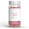 Myvitamins Pastilles gélifiées Cheveux, peau et ongles sans sucre - 60gommes à mâcher - Sugar Free Strawberry